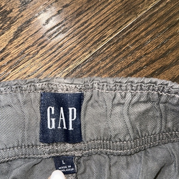 Gap tencel pull on grey pants size large new with tags - Picture 5 of 8